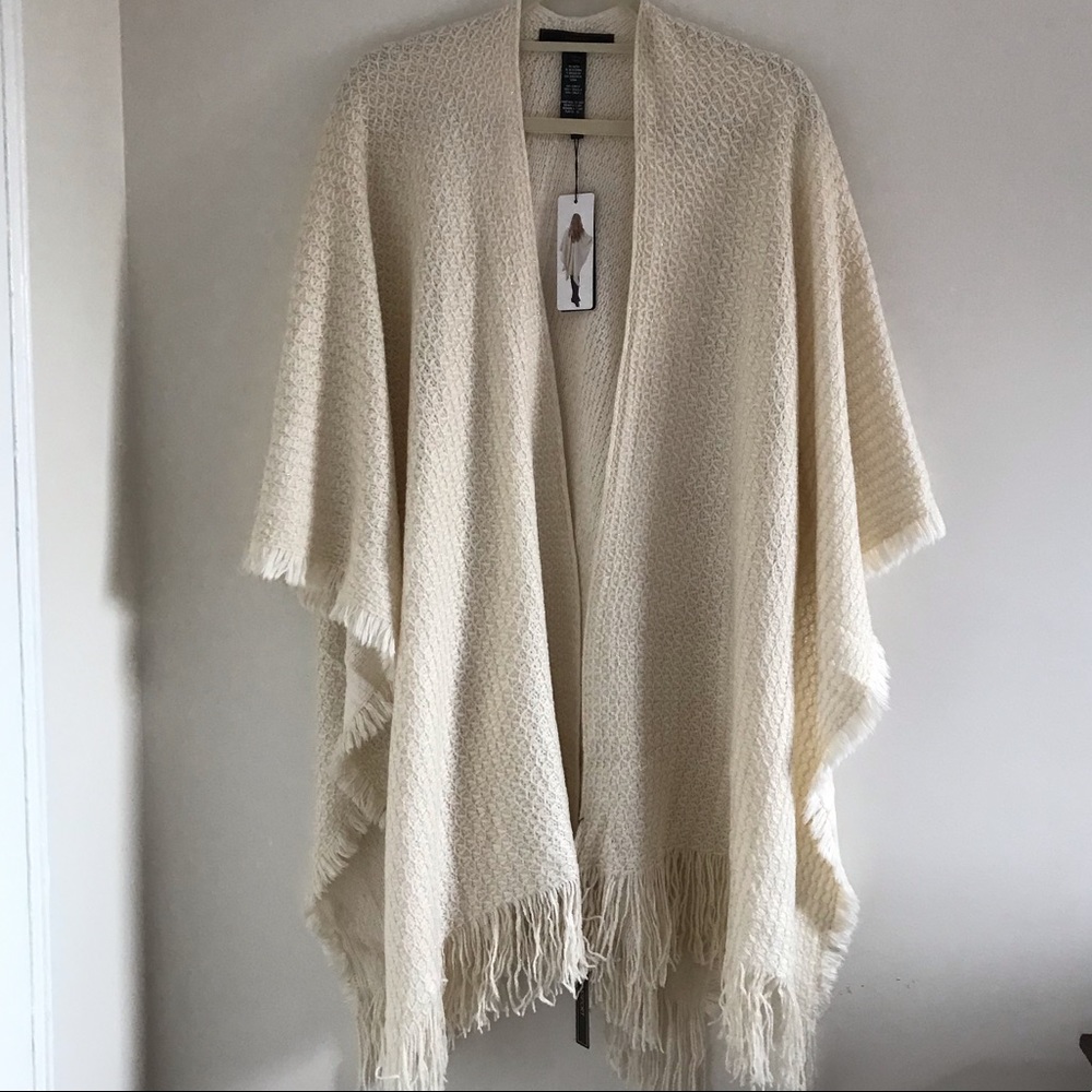 Cream shawl